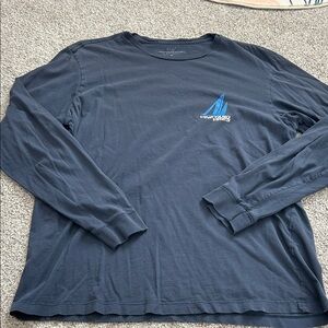 Vineyard Vines Men's Blue Long Sleeve Tee